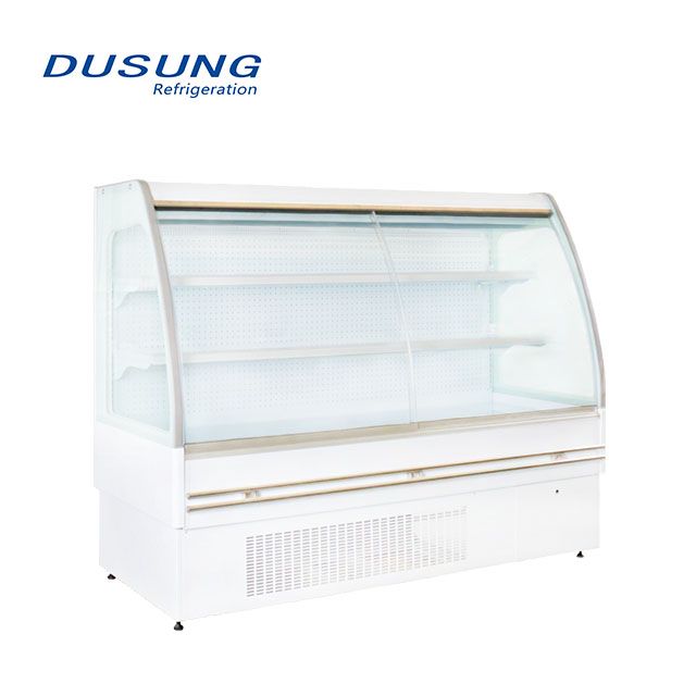 chladnička v supermarkete, otvorený chladič zásuvný alebo diaľkový (1)